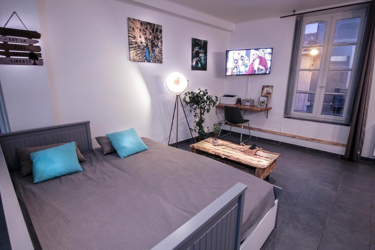 Appartement Calme Et Spacieux, Cite Et Ville A Pied, Wifi, 2 Chambres, 3 Lits 카르카손 외부 사진