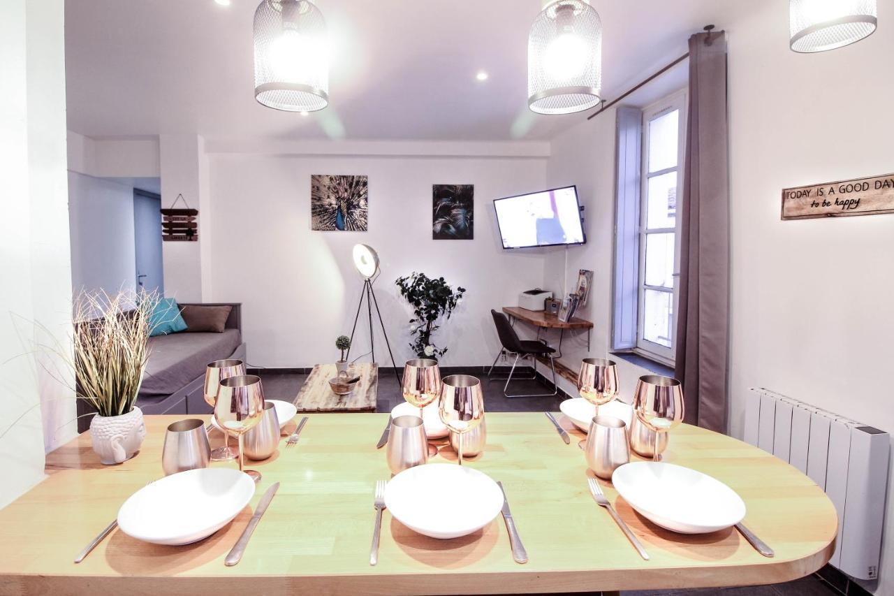 Appartement Calme Et Spacieux, Cite Et Ville A Pied, Wifi, 2 Chambres, 3 Lits 카르카손 외부 사진
