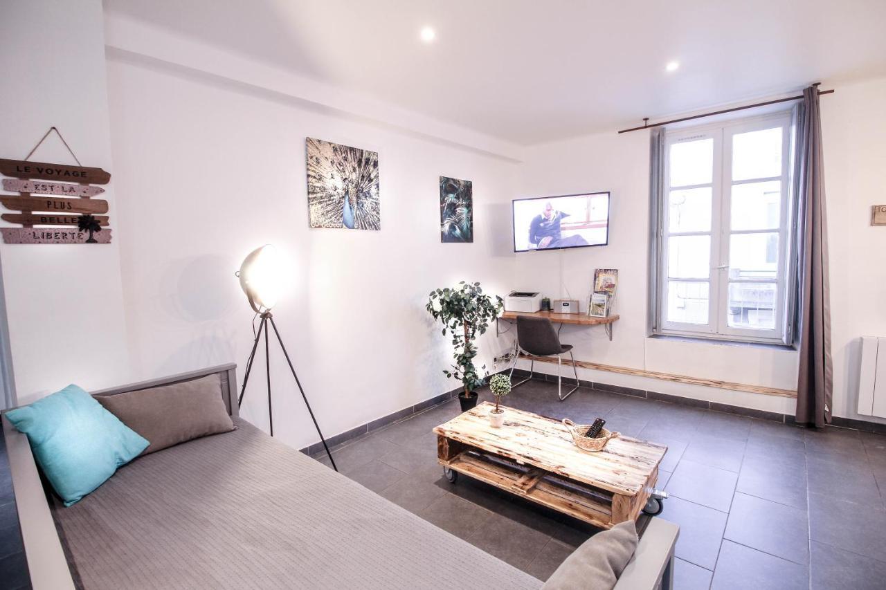 Appartement Calme Et Spacieux, Cite Et Ville A Pied, Wifi, 2 Chambres, 3 Lits 카르카손 외부 사진